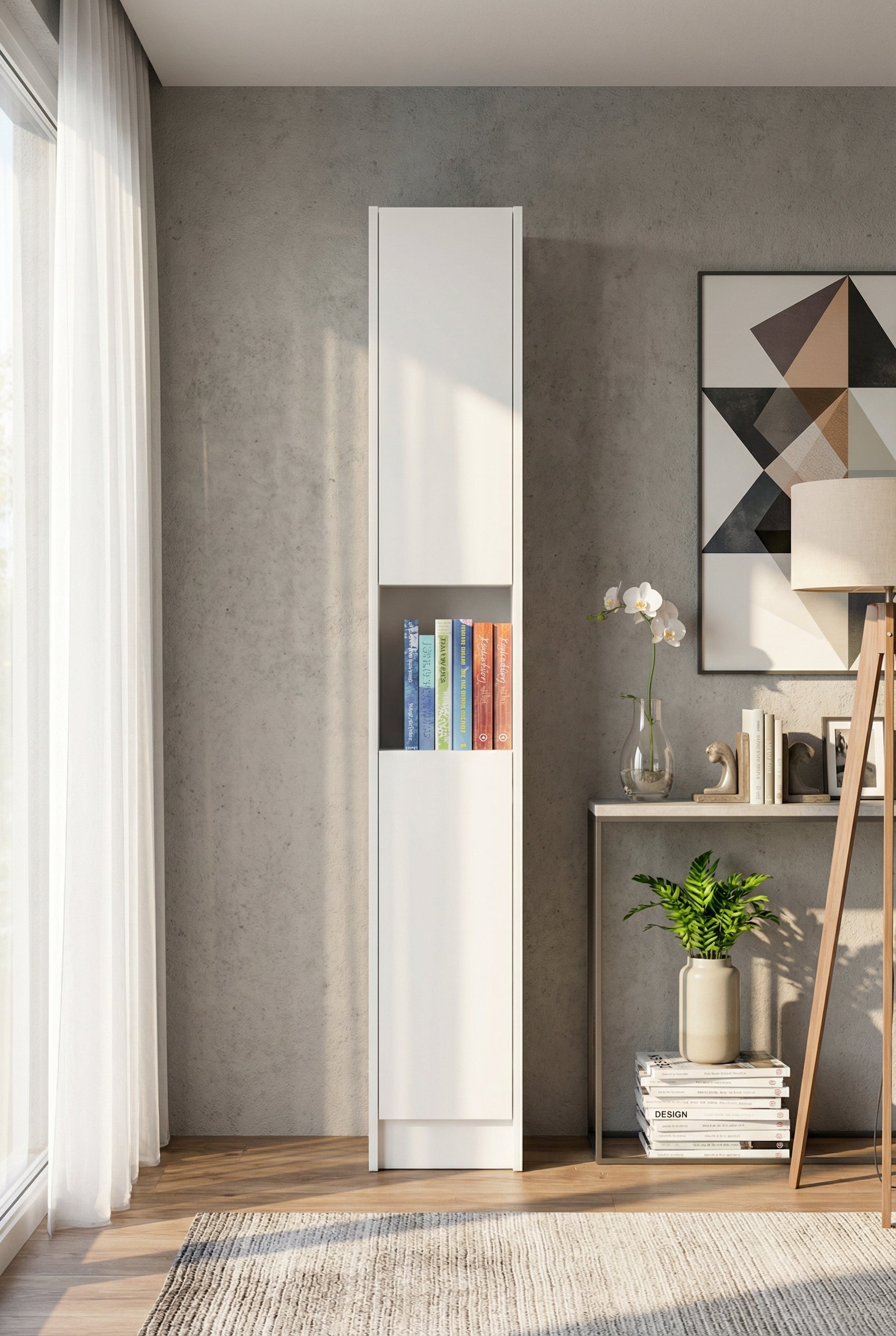 Flat30 Kitaplık Kütüphane Çok Amaçlı Dolap