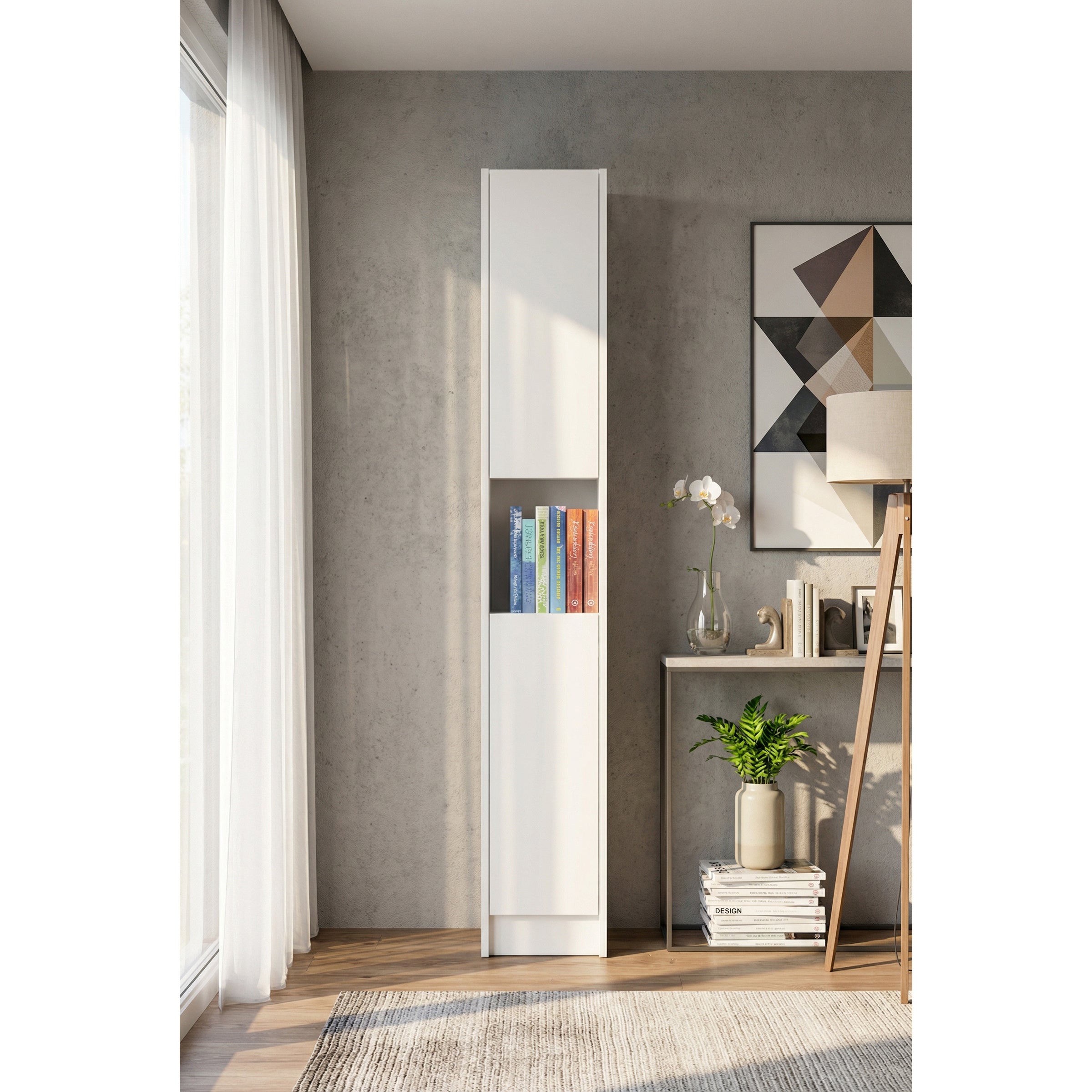 Flat30 Kitaplık Kütüphane Çok Amaçlı Dolap