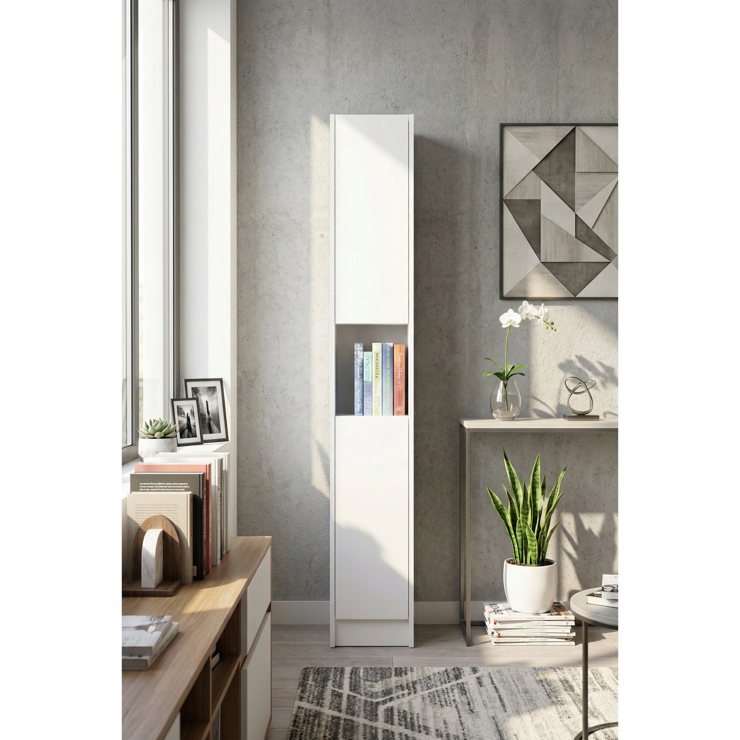 Flat30 Kitaplık Kütüphane Çok Amaçlı Dolap