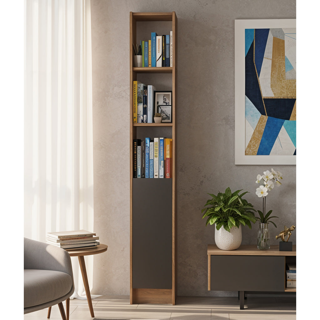 Flat30 Kitaplık Kütüphane Çok Amaçlı Dolap
