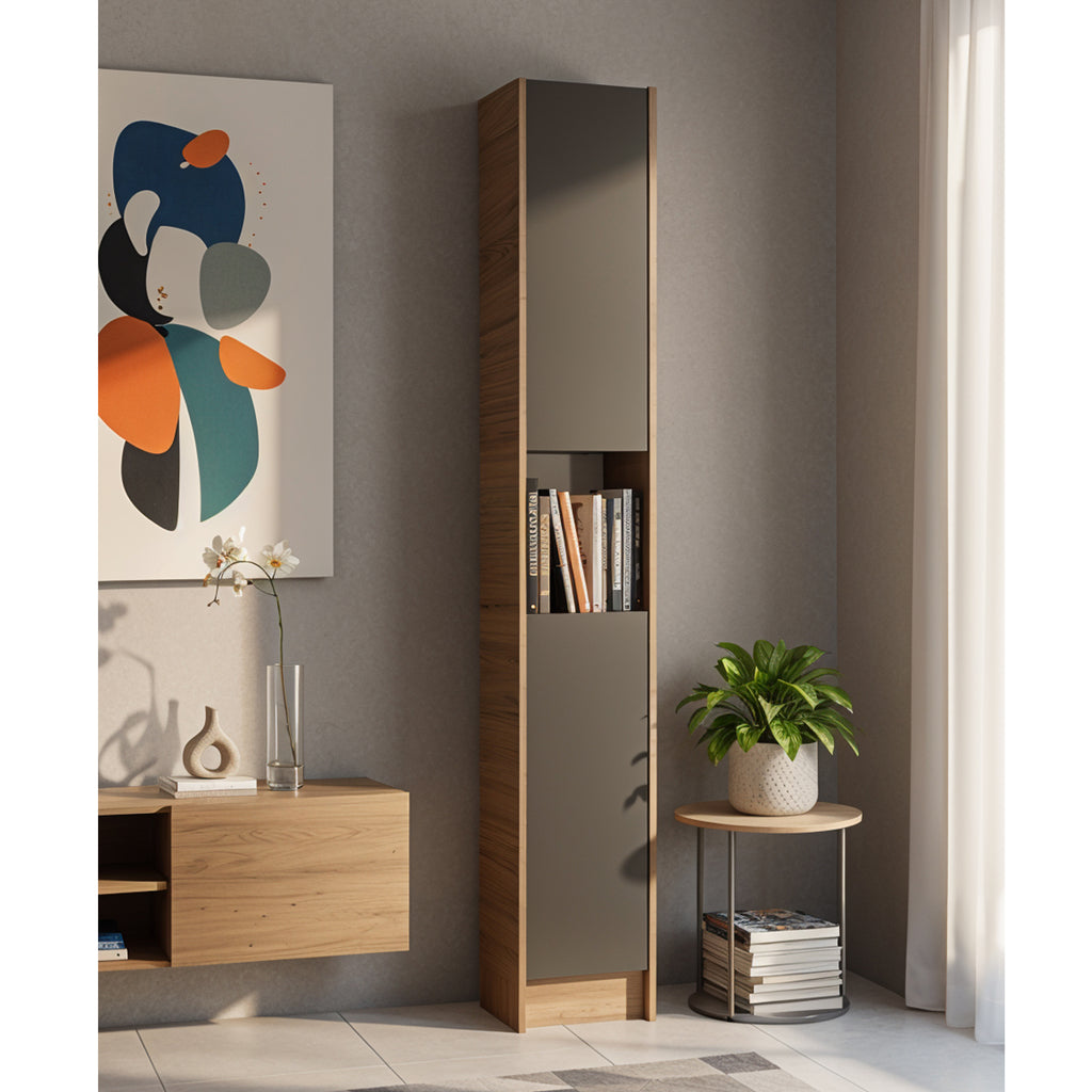 Flat30 Kitaplık Kütüphane Çok Amaçlı Dolap