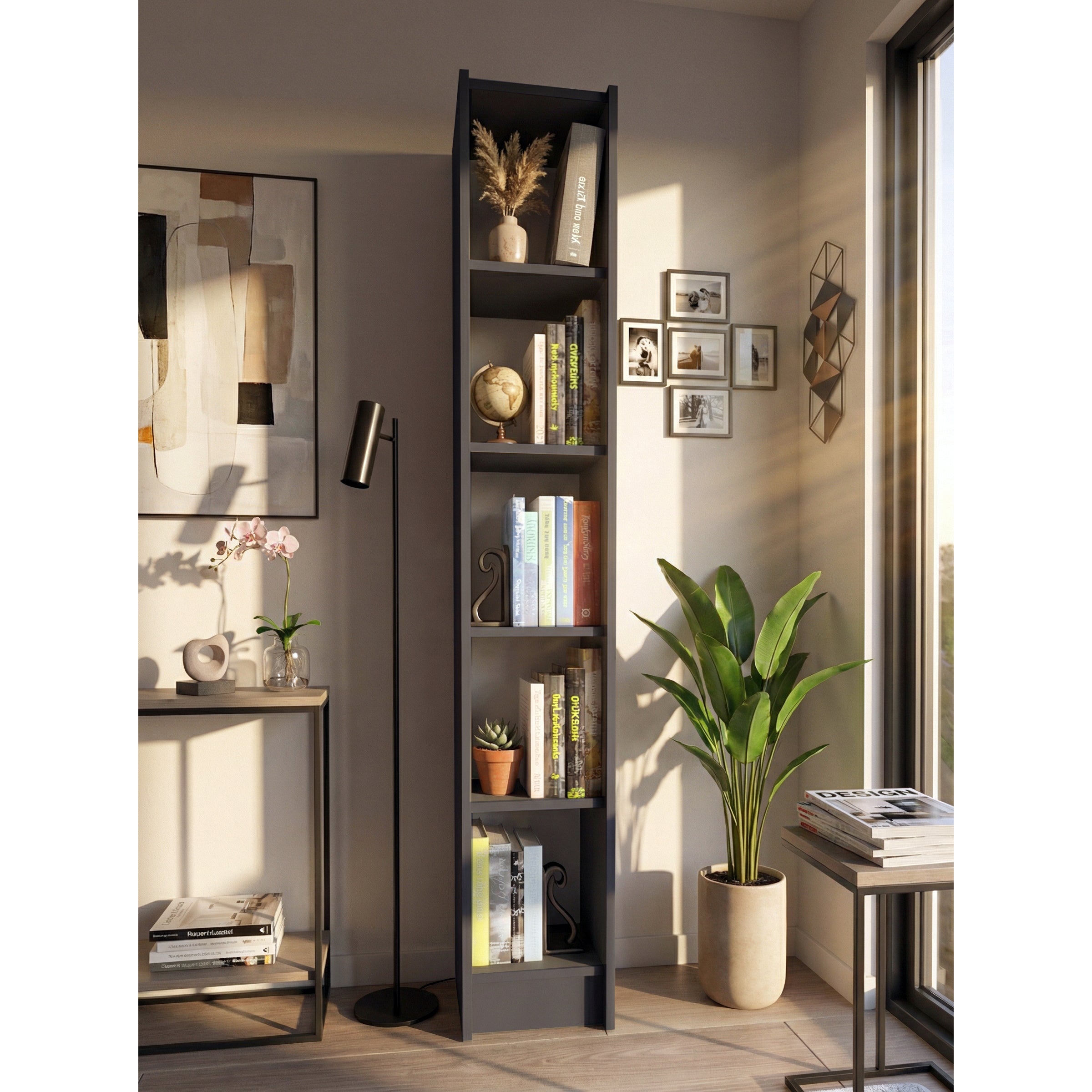 Flat30 Kitaplık Kütüphane Çok Amaçlı Dolap