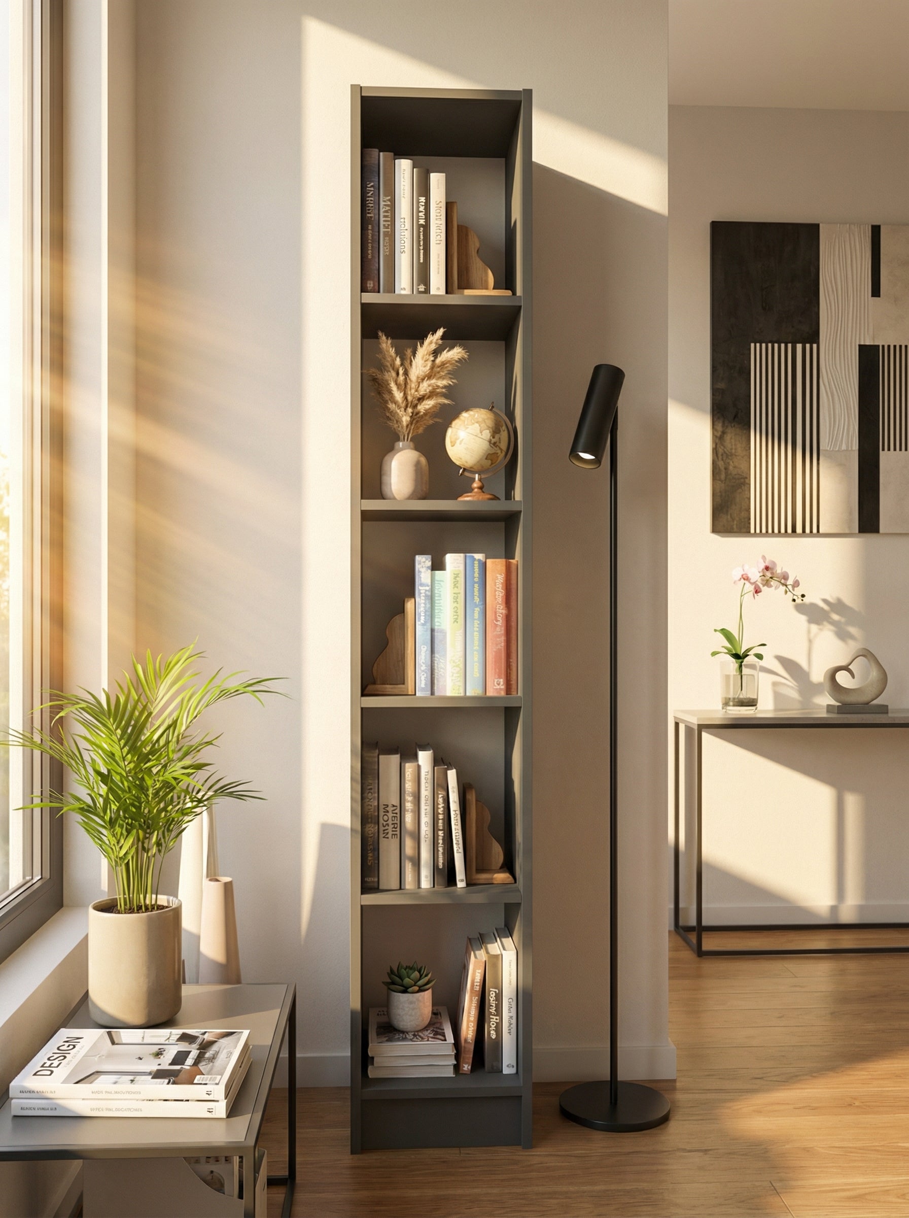 Flat30 Kitaplık Kütüphane Çok Amaçlı Dolap