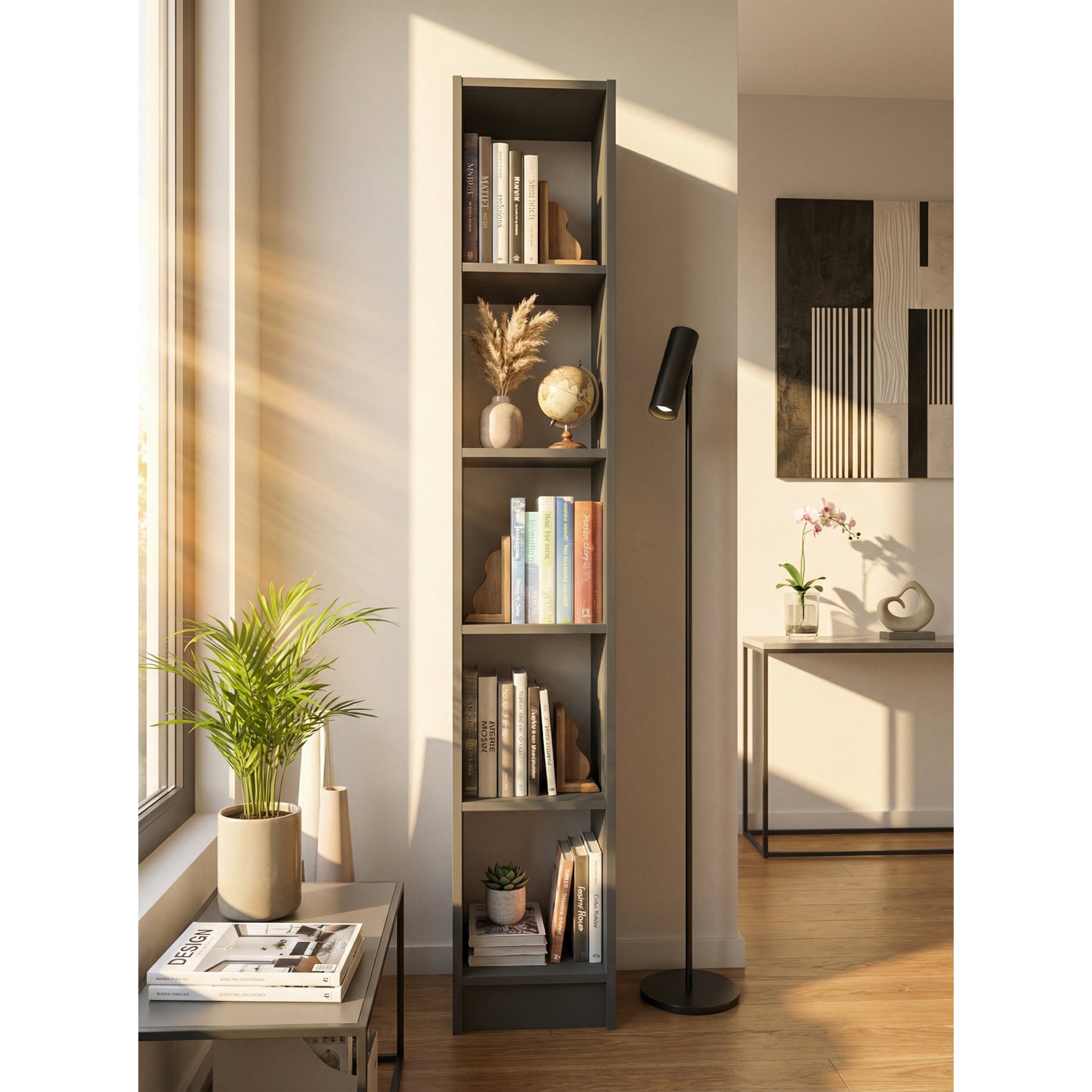 Flat30 Kitaplık Kütüphane Çok Amaçlı Dolap