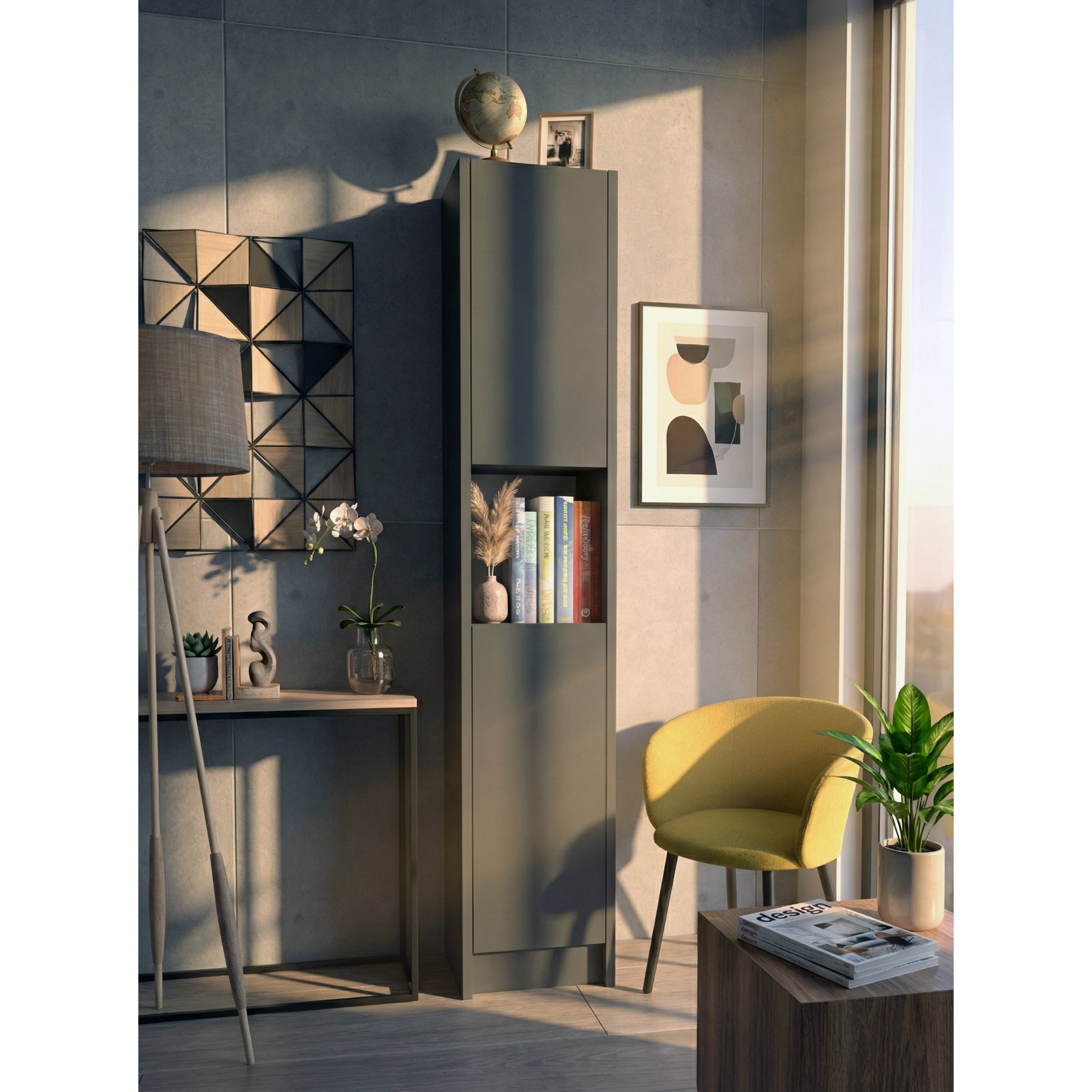 Flat30 Kitaplık Kütüphane Çok Amaçlı Dolap