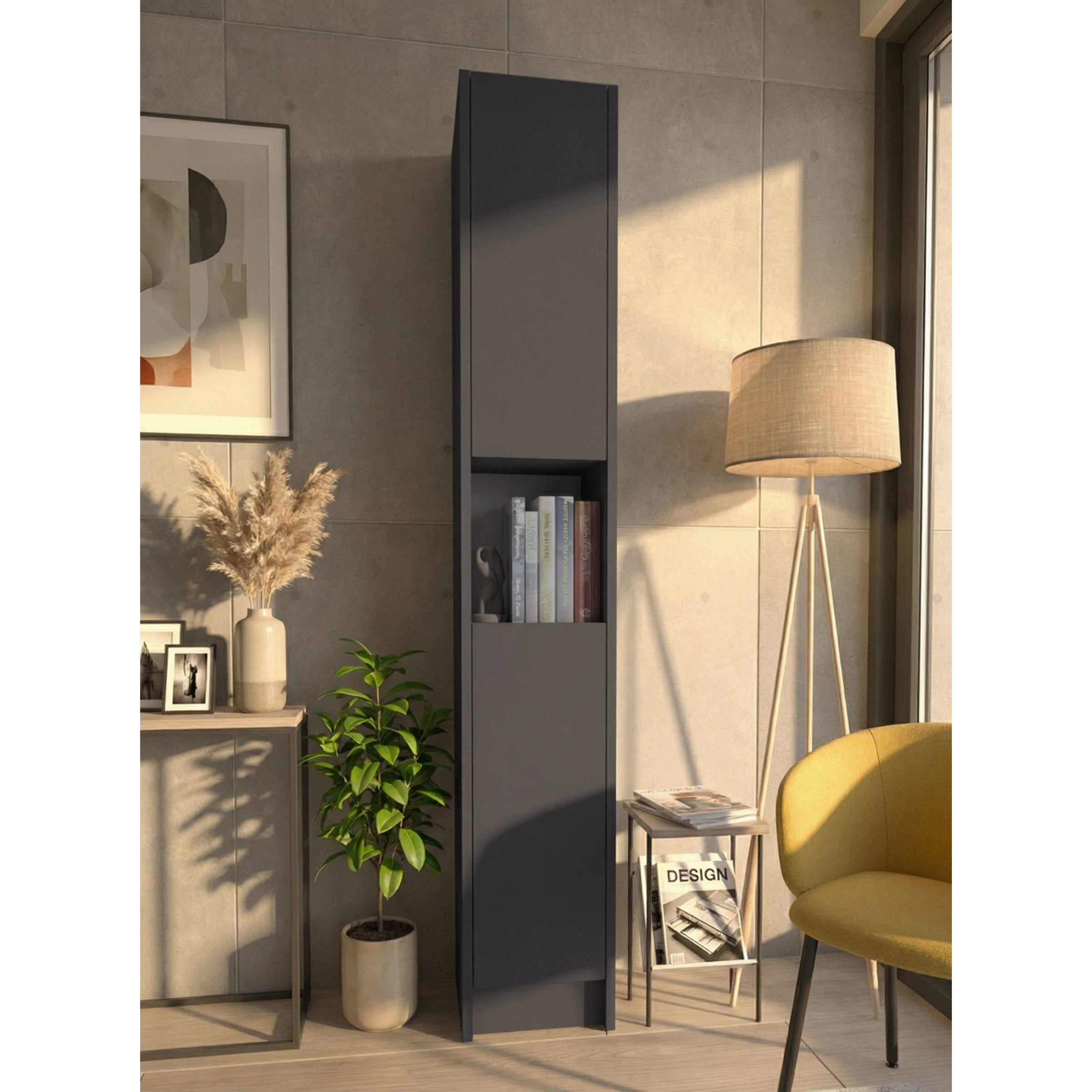 Flat30 Kitaplık Kütüphane Çok Amaçlı Dolap