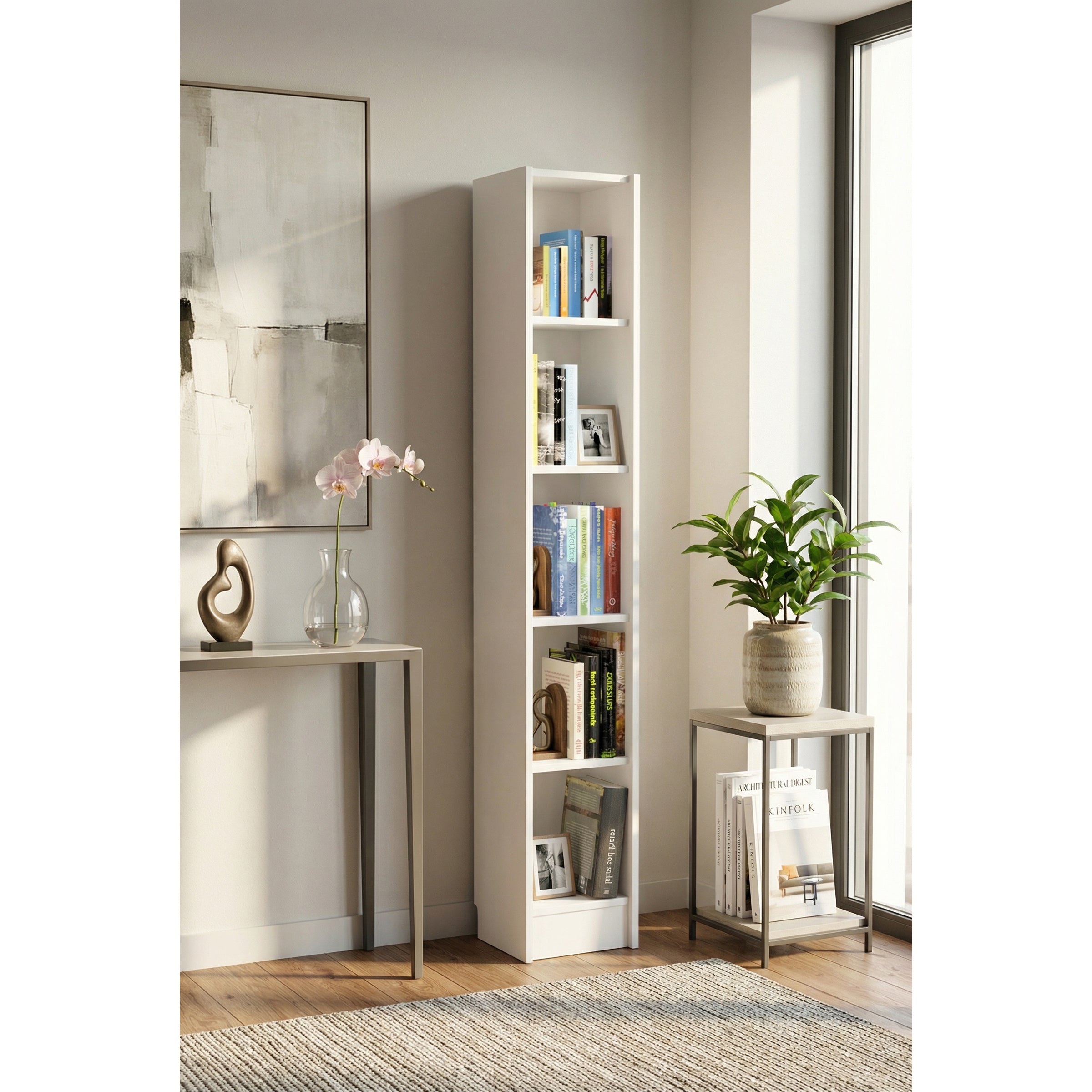 Flat30 Kitaplık Kütüphane Çok Amaçlı Dolap