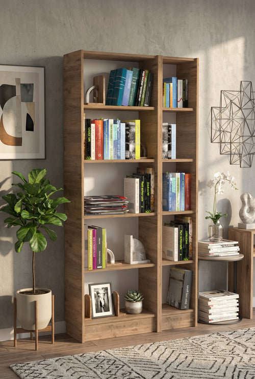 Flat85 Kitaplık Kütüphane Çok Amaçlı Dolap