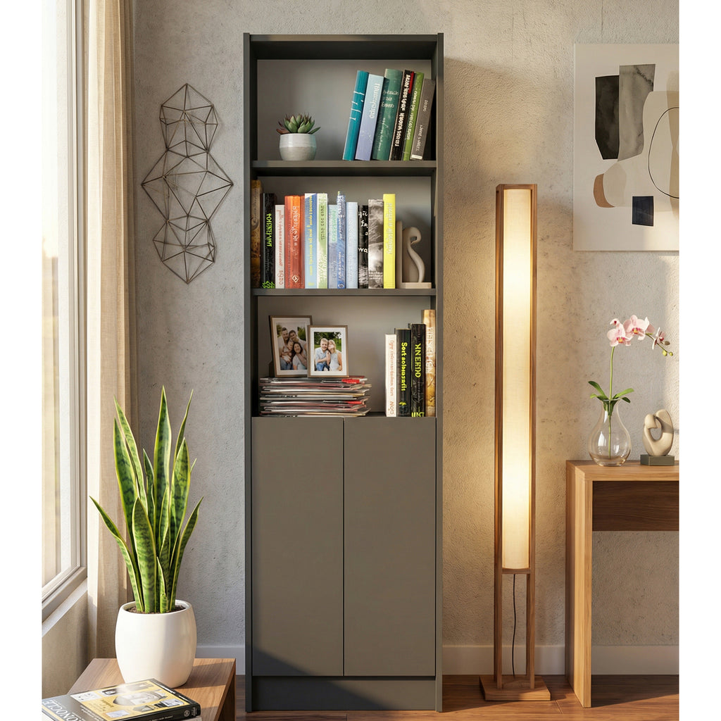 Flat56 Kitaplık Kütüphane  Çok Amaçlı Dolap