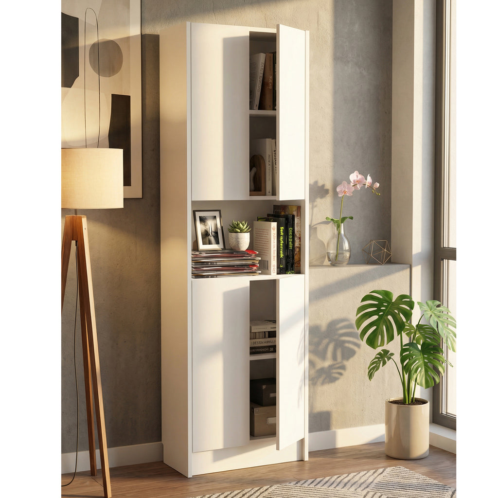 Flat56 Kitaplık Kütüphane  Çok Amaçlı Dolap