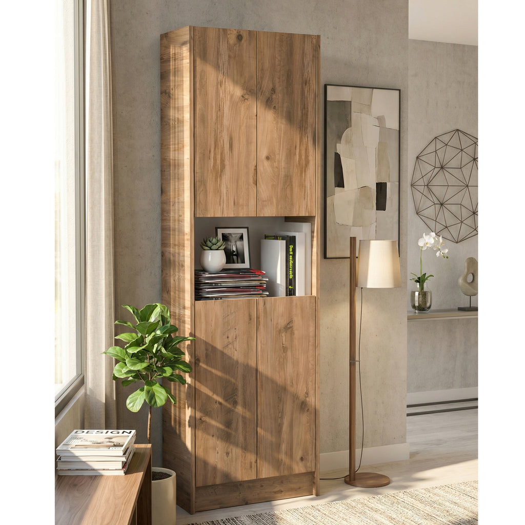 Flat56 Kitaplık Kütüphane  Çok Amaçlı Dolap