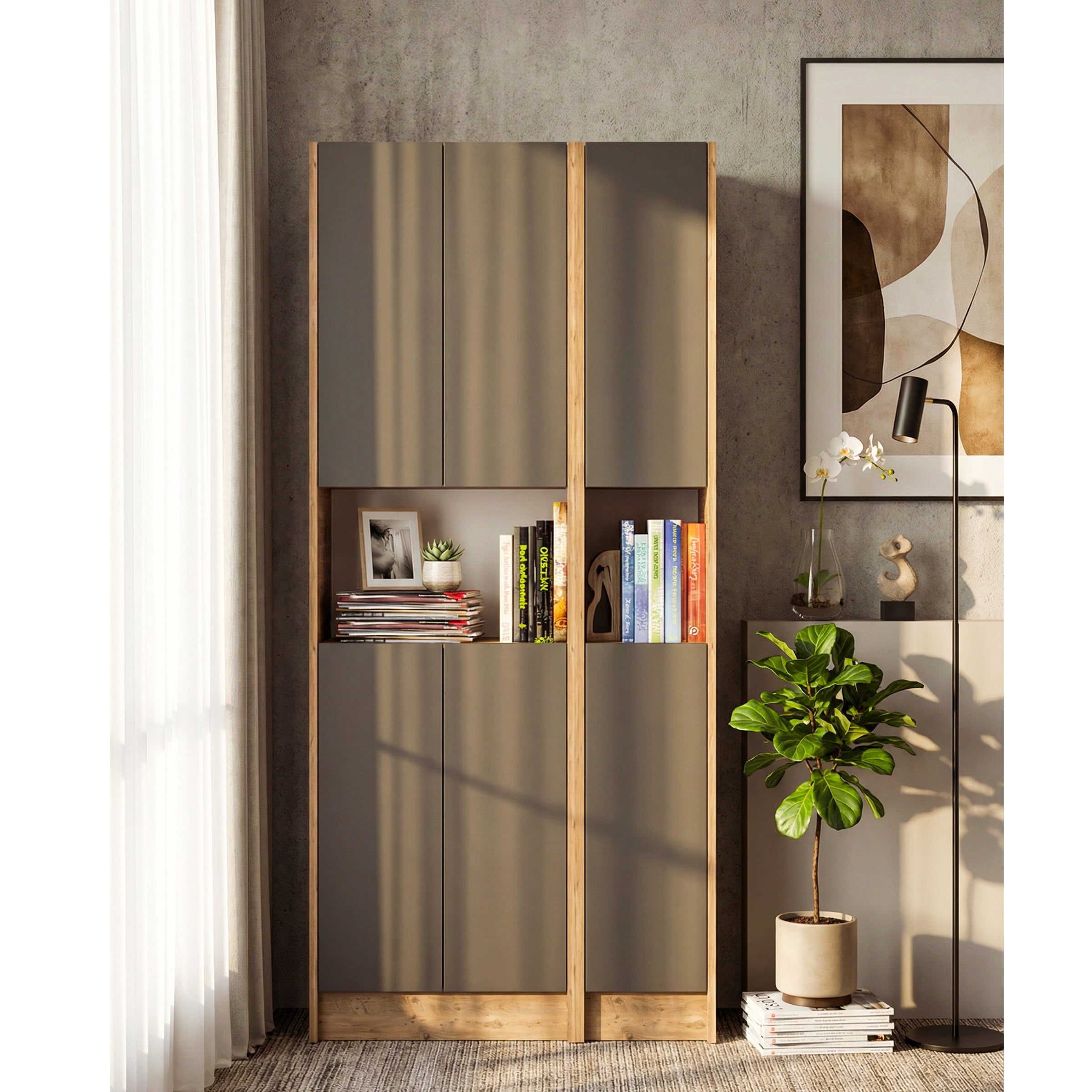 Flat85_AcikCeviz_Antrasit_6Kapak