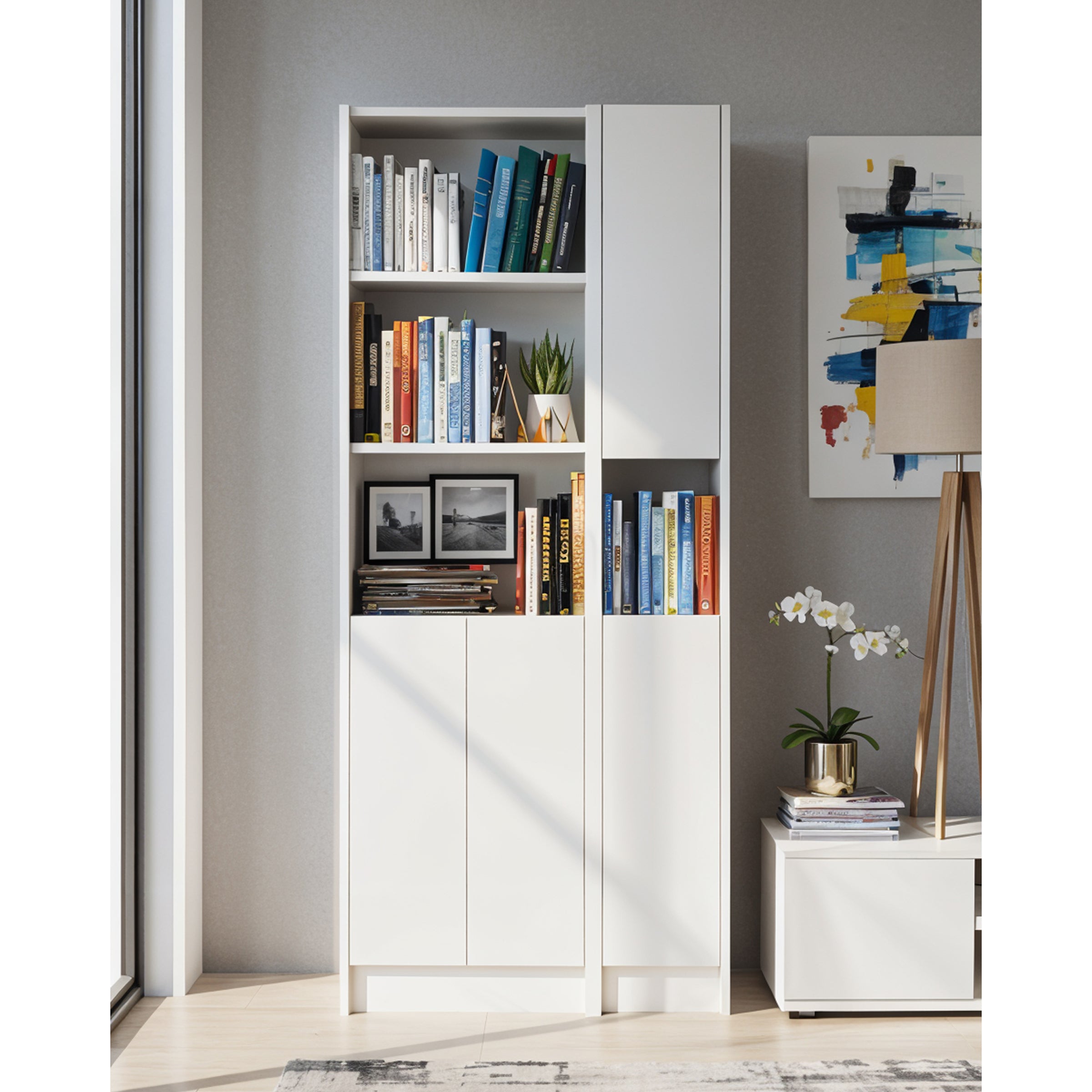 Flat85_Beyaz_Antrasit_4Kapak