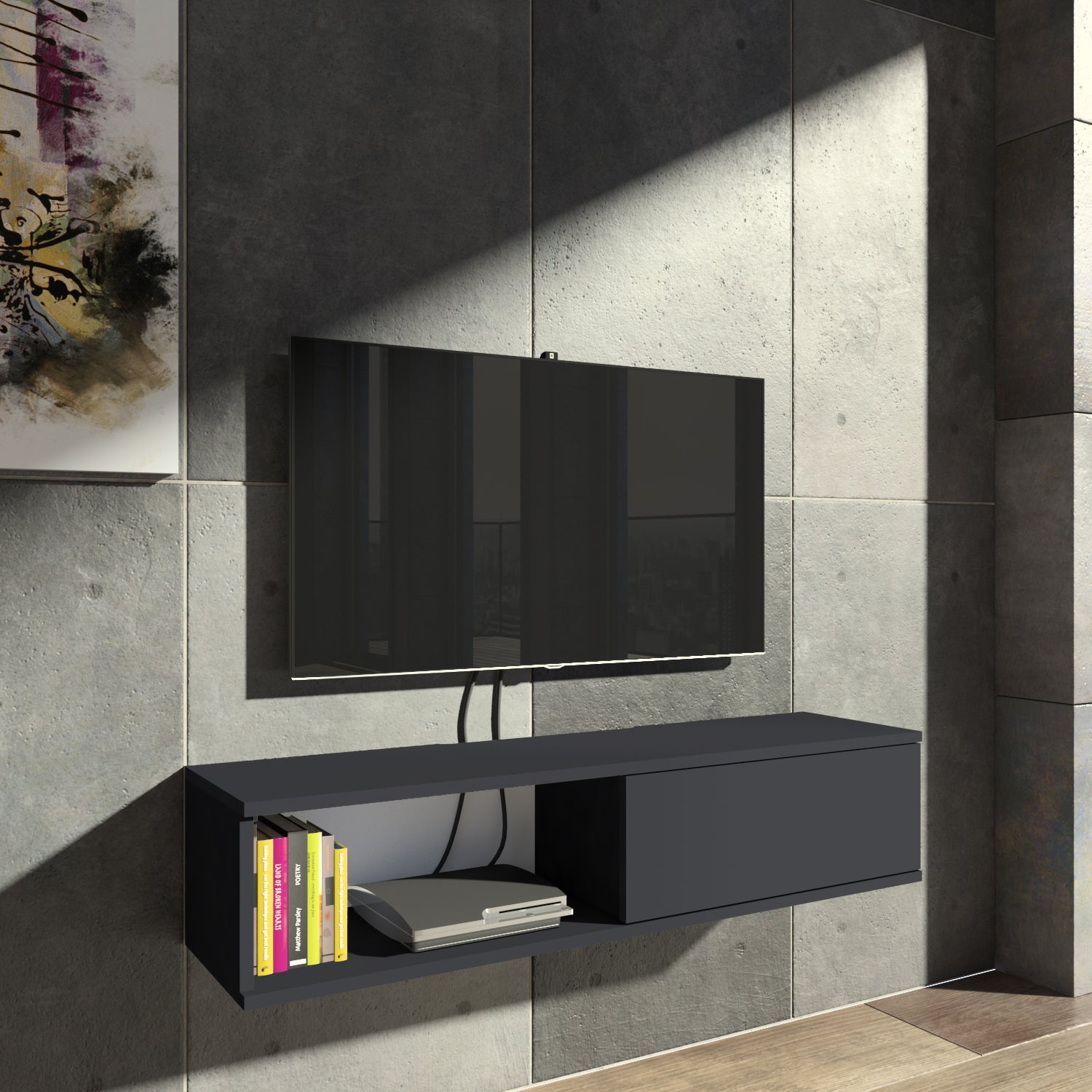 Mood 120 Tv Sehpası Konsol Çok Amaçlı Dolap