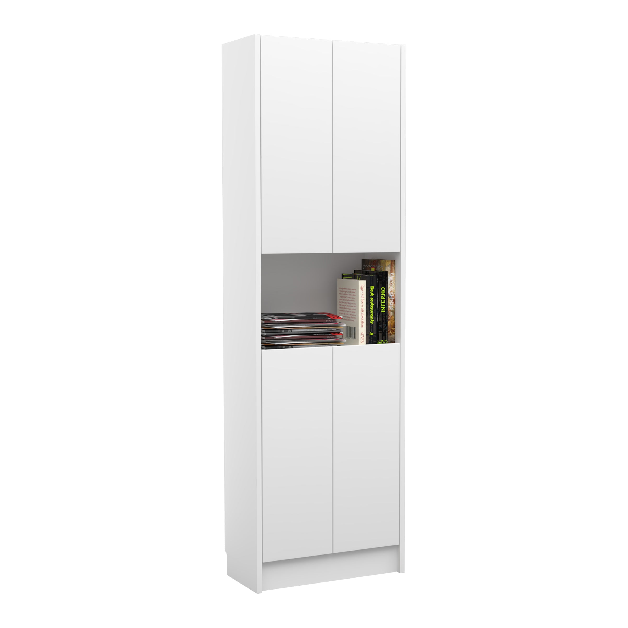 Flat56 Kitaplık Kütüphane  Çok Amaçlı Dolap